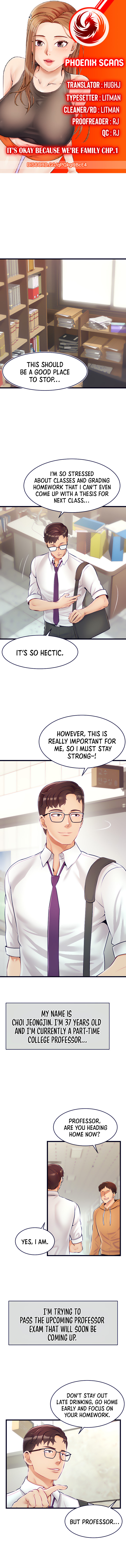 It's Okay Because We Re Family Chapter 01