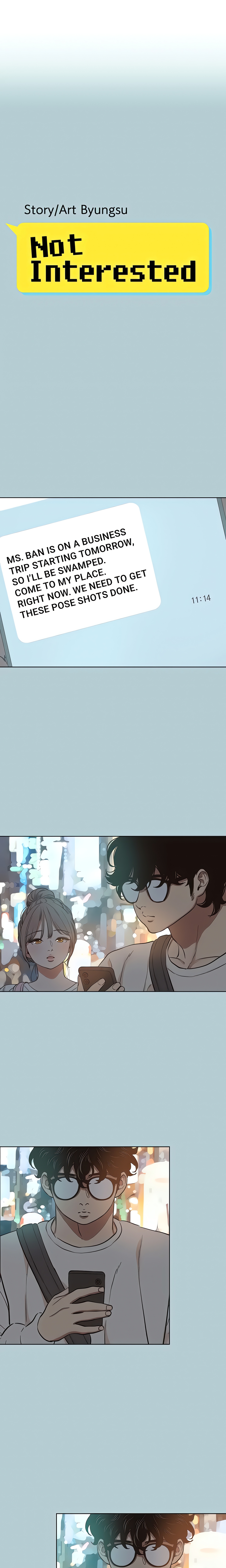 Not Interested Chapter 44 - Page 1