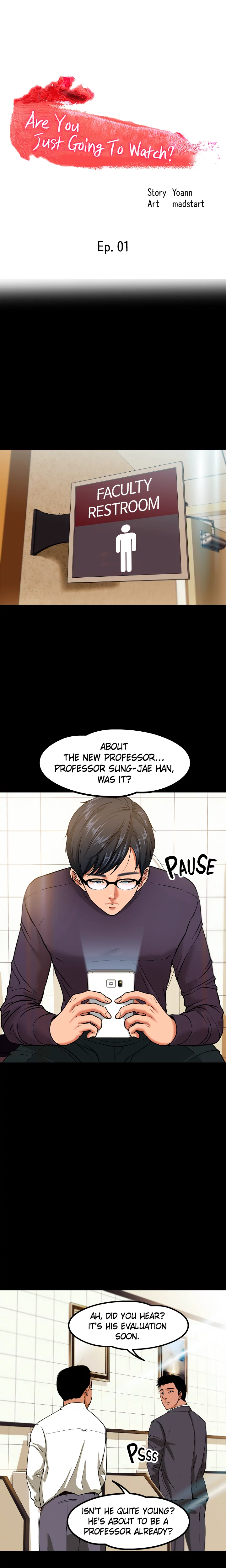 Professor Are You Just Going To Look At Me Engsub Chapter 01